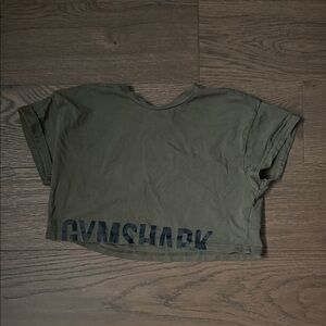 Gymshark Olive Green Crop Top